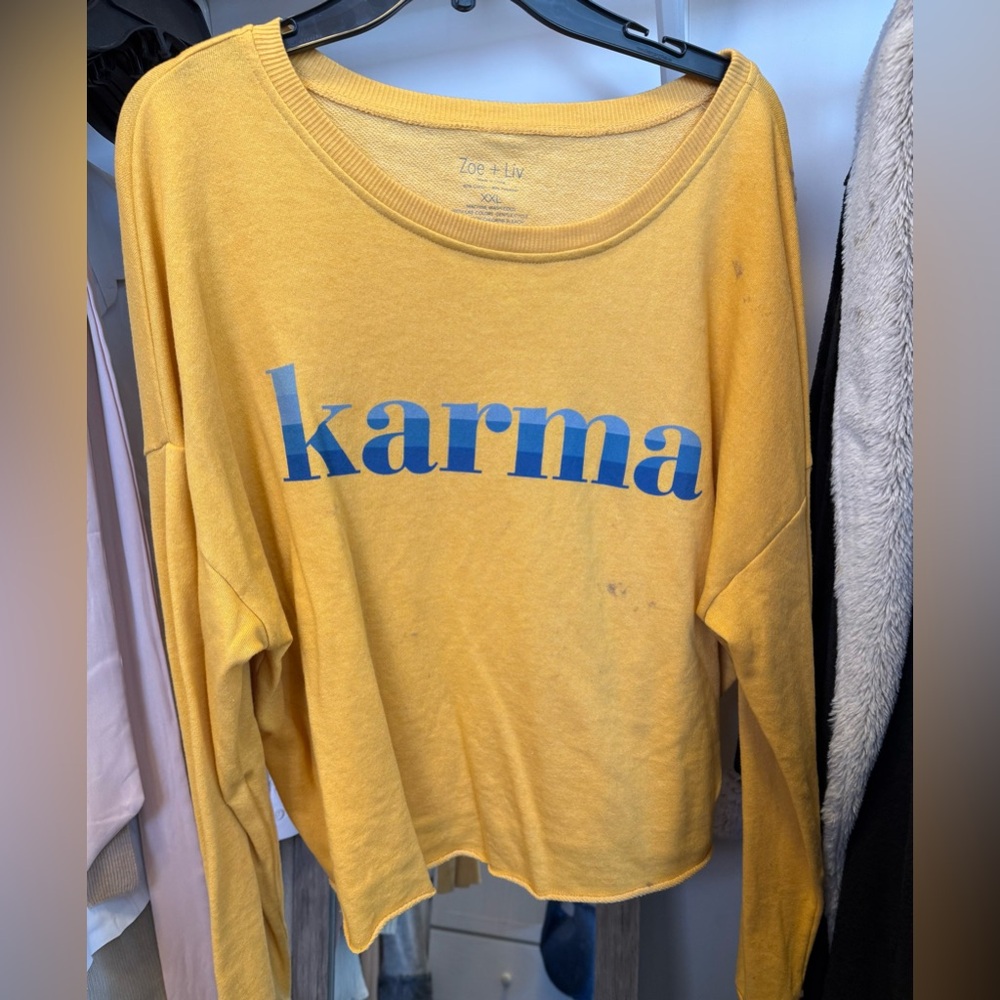 Crop sweater